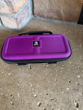 Nintendo Purple Hard Shell Switch Carry Case with Handle